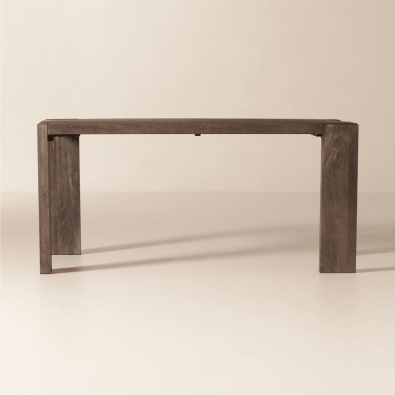 Wood dining table