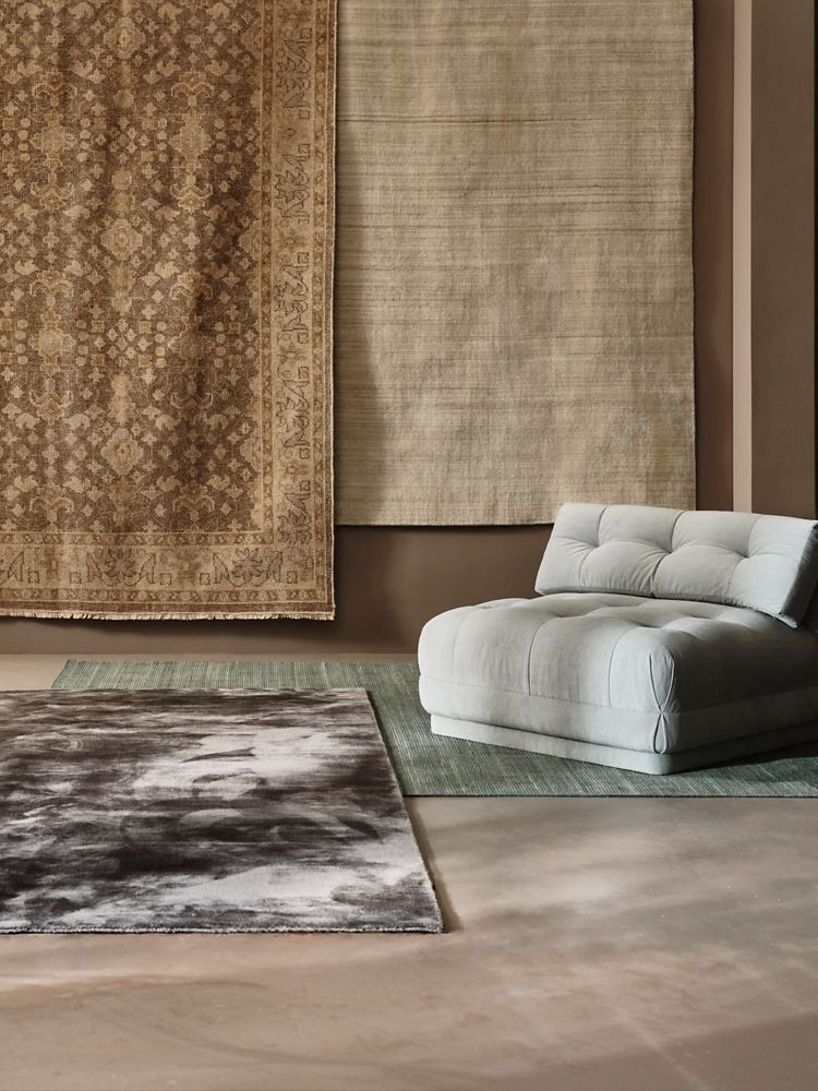 Patterned rug detail