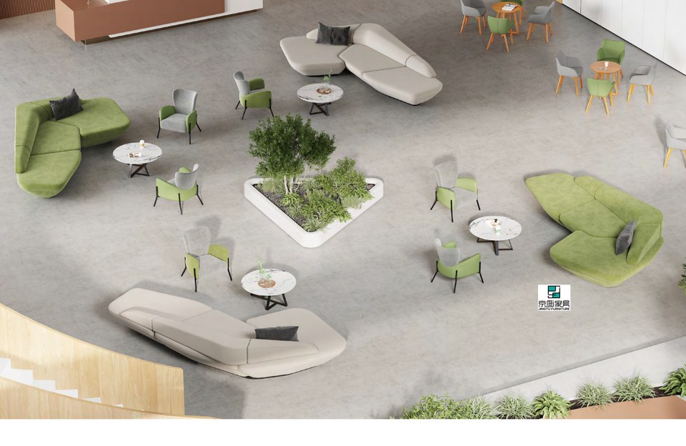 Irregular Modular Reception Sofa